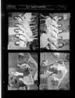 Girl Scouts celebration; Momsen Dixon typing contest (4 Negatives) (March 15, 1958) [Sleeve 32, Folder c, Box 14]
